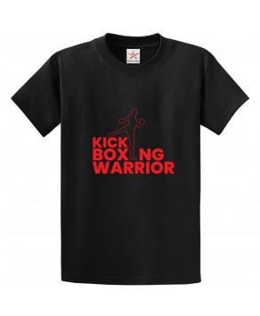 Kick Boxing Warrior Classic Unisex Kids and Adults T-Shirt for Boxers